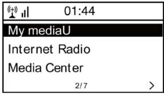 Auna IR150 - Manage my mediaU - 2