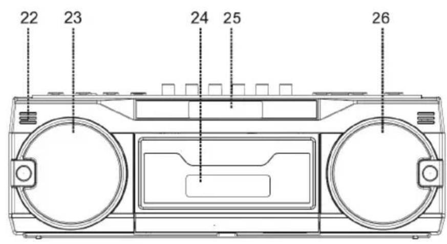 Auna Duke DAB - DESCRIZIONE DEL DISPOSITIVO - 2