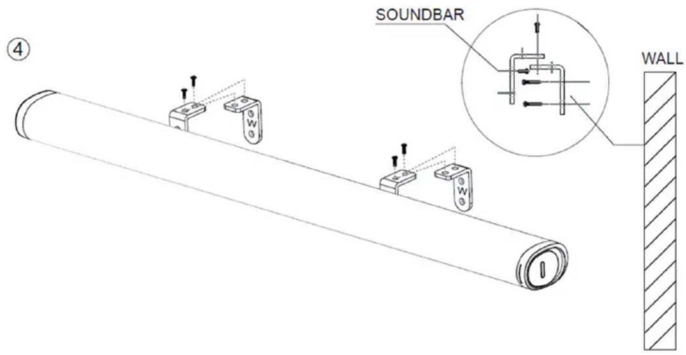 Auna Areal Bar 360 - Wall Mounting - 3