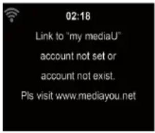 02:18 Link to "my mediaU" account not set or account not exist. Pls visit www.mediayou.net