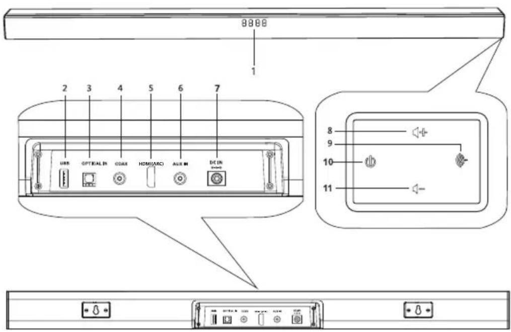 Auna Areal Bar 750 - Sound Bar - 1