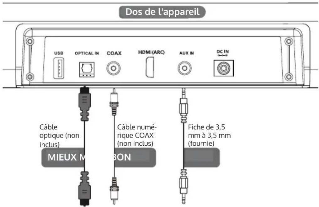 Auna Areal Bar 750 - CONNEXIONS ET INSTALLATION - 1