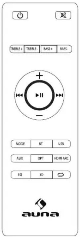 Auna Areal Bar 750 - Subwoofer - 4