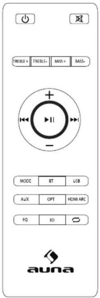 Auna Areal Bar 750 - Subwoofer - 4
