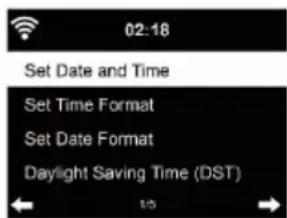 Auna Areal Bar Connect - Date and Time - 1