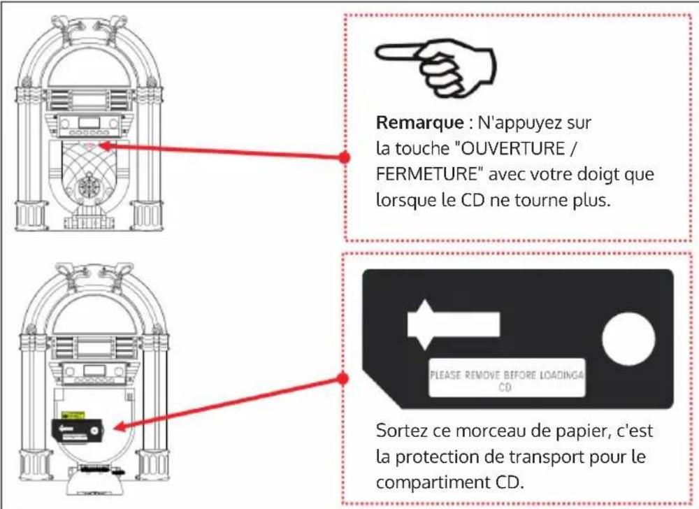 Auna Arizona DAB - POUR ÉCOUTER UN COMPACT DISC (CD) - 1