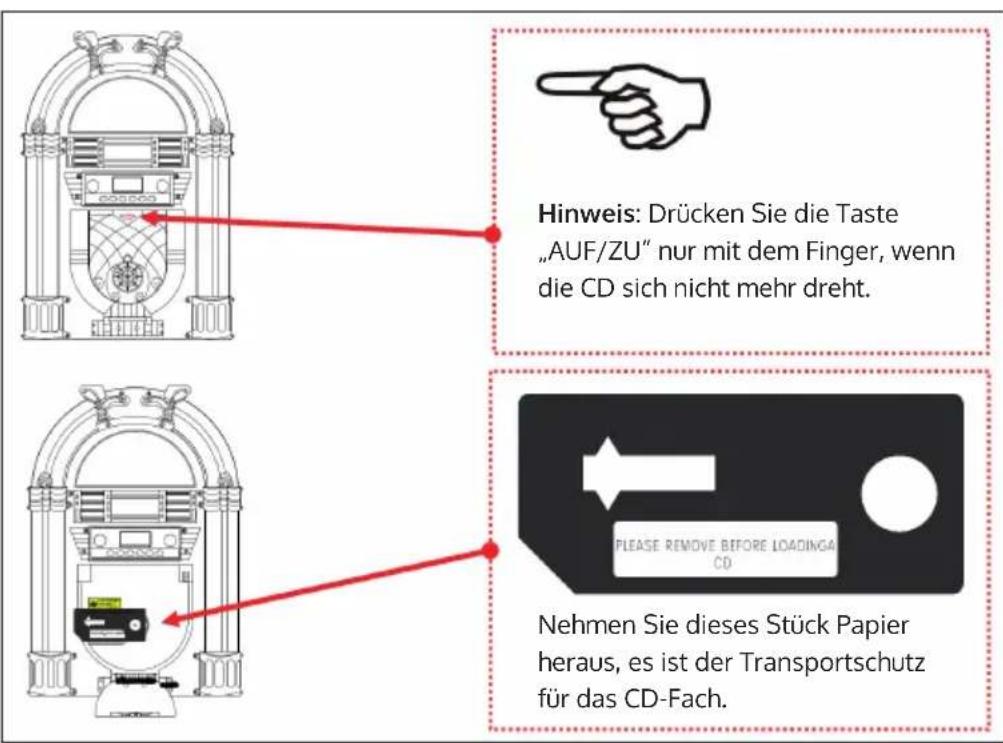 Auna Arizona DAB - EINE COMPACT DISC (CD) ANHÖREN - 1