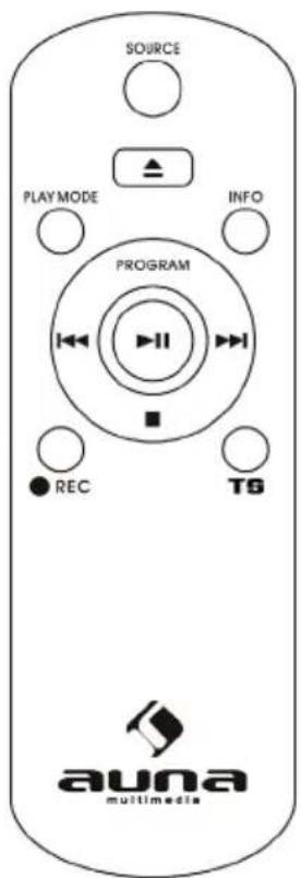 SOURCE PLAYMODE PROGRAM INFO REC TS auna multimedia