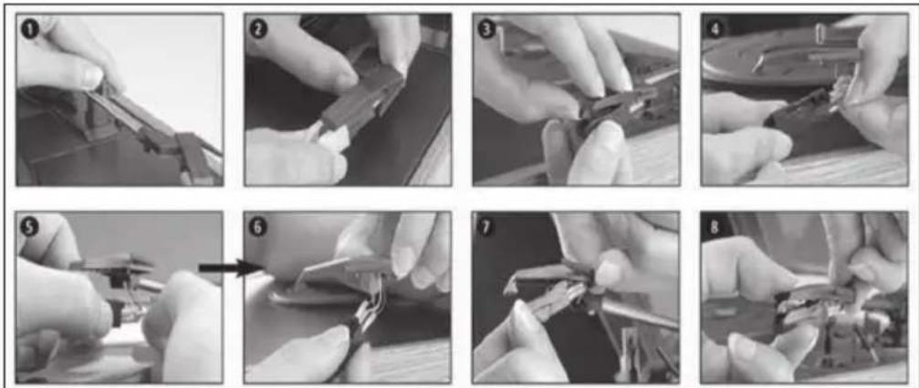 Auna Peggy Sue BT - Installing a new stylus cartridge - 1