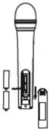 Auna Duett Quartett Fix - Einlagen der Batterien - 1