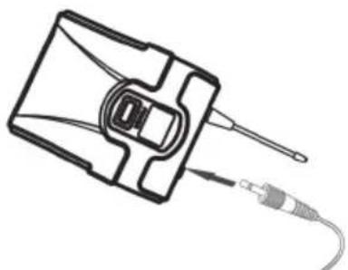 Auna UHF200F - Connessione di un headset - 1