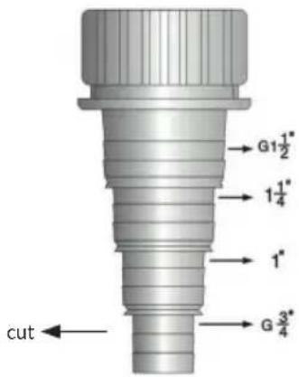 Waldbeck Aquaklar - Pressure drop due to the height difference - 2