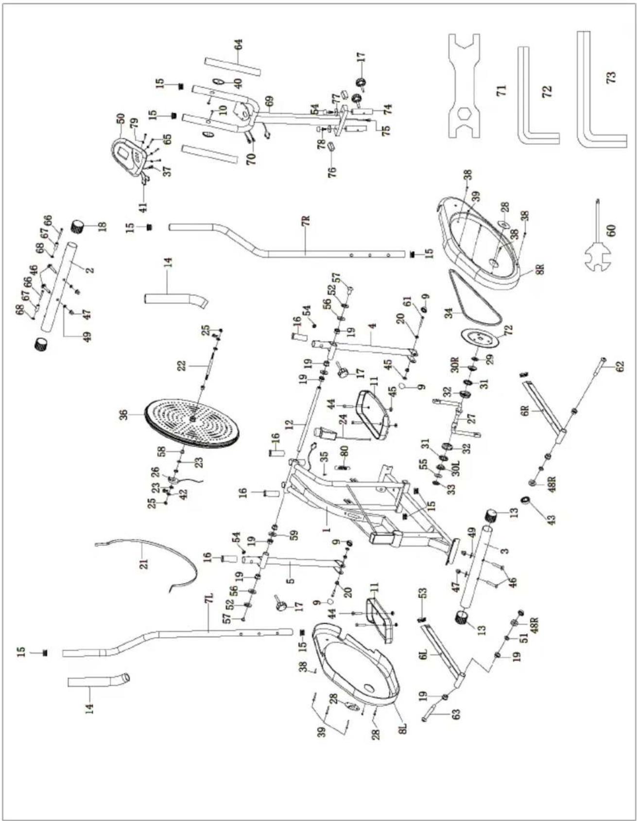 Capital Sports Orbit Pro - Aperçu de l'appareil et pièces détachées - 1