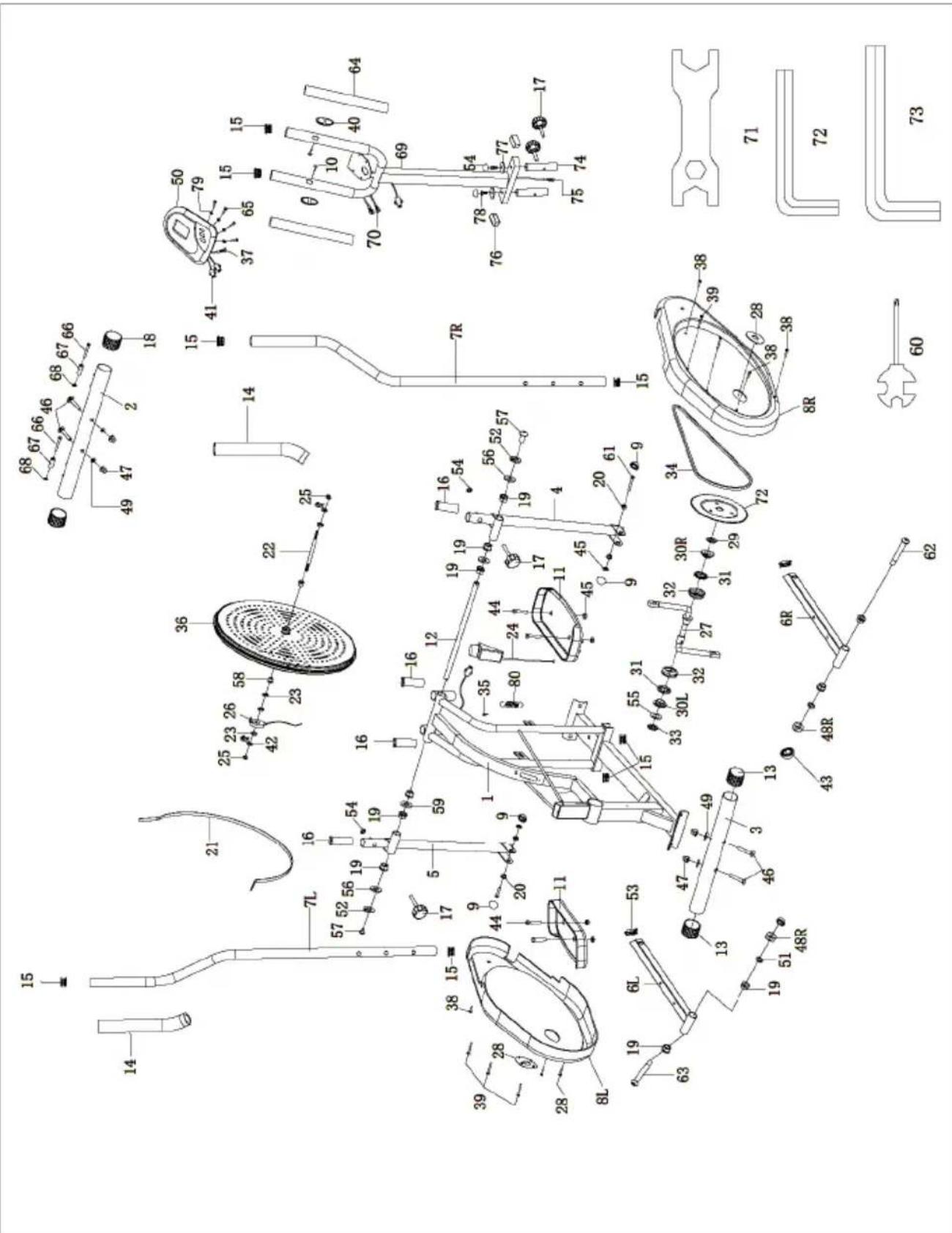 Capital Sports Orbit Pro - DESCRIZIONE DEL PRODOTTO E SINGOLI COMPONENTI - 1