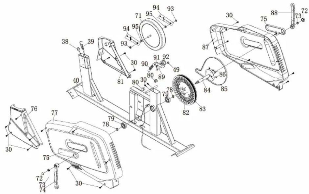 Capital Sports Helix Pro - Teileliste - 1
