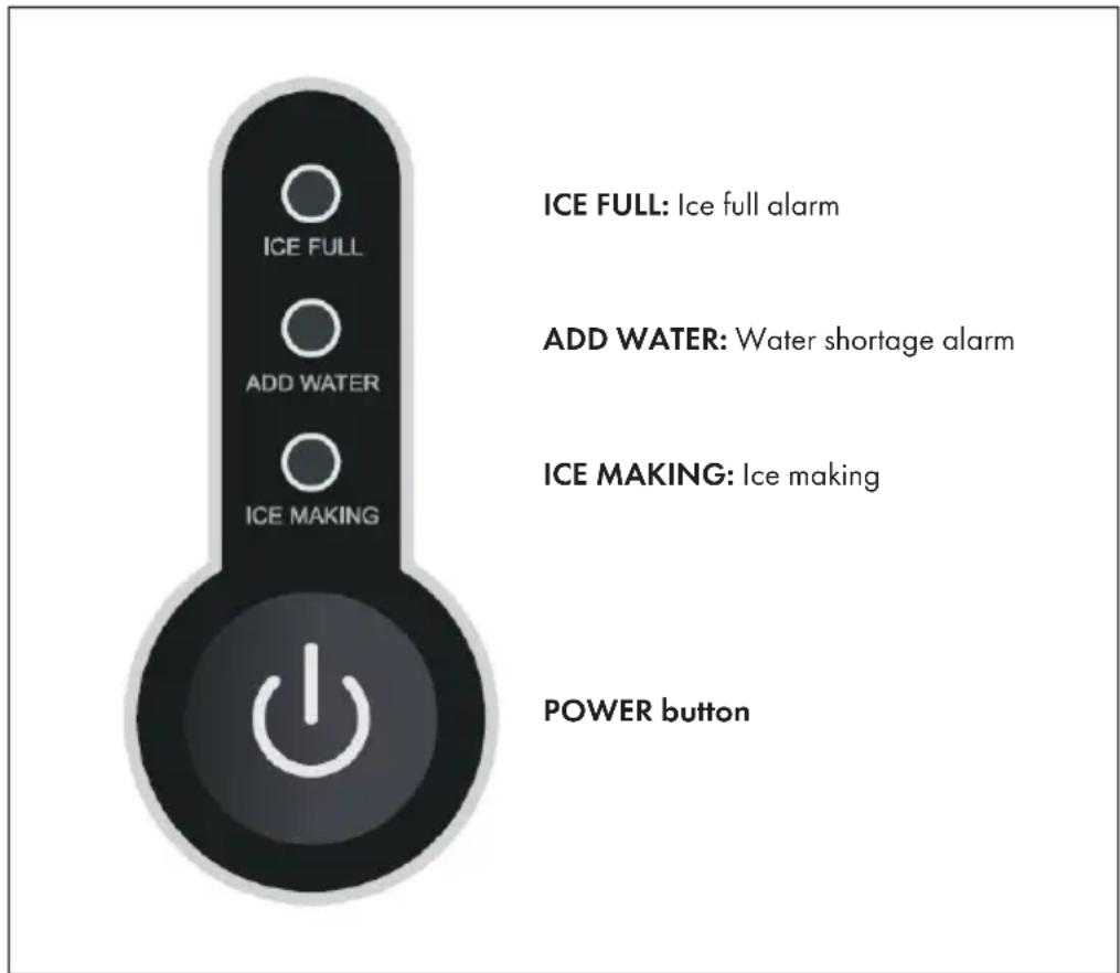 Klarstein Chillout - CONTROL PANEL - 1