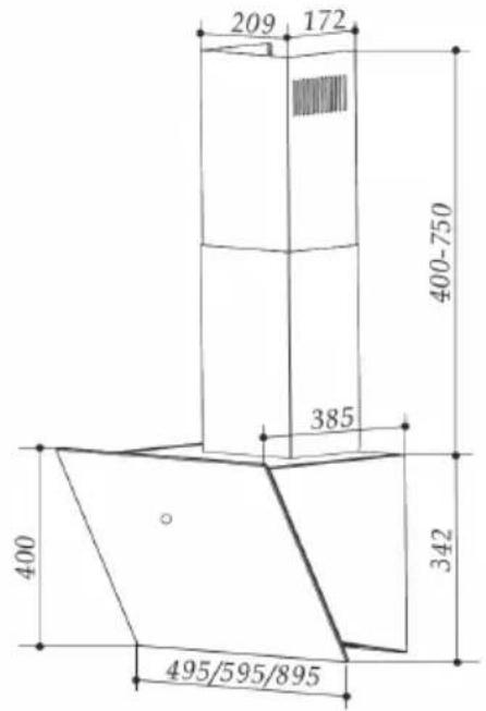 Klarstein Laurel 60 - Dimensioni - 2