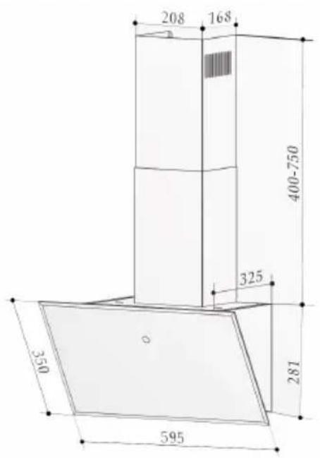 Klarstein Laurel 60 - Dimensiones - 1