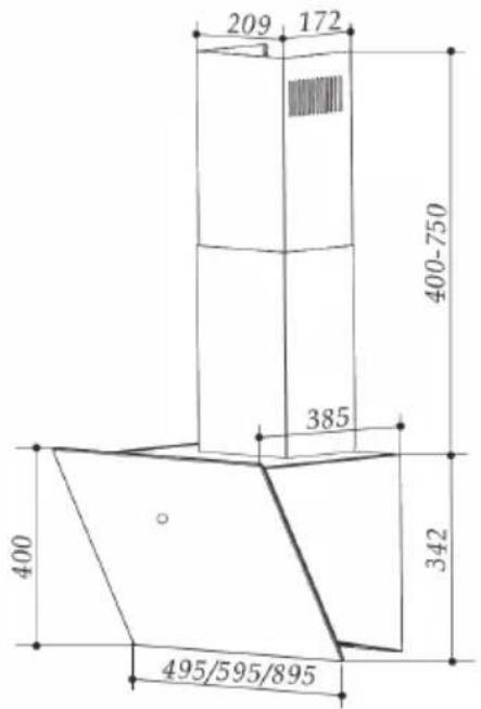 Klarstein Laurel 60 - Abmessungen - 2