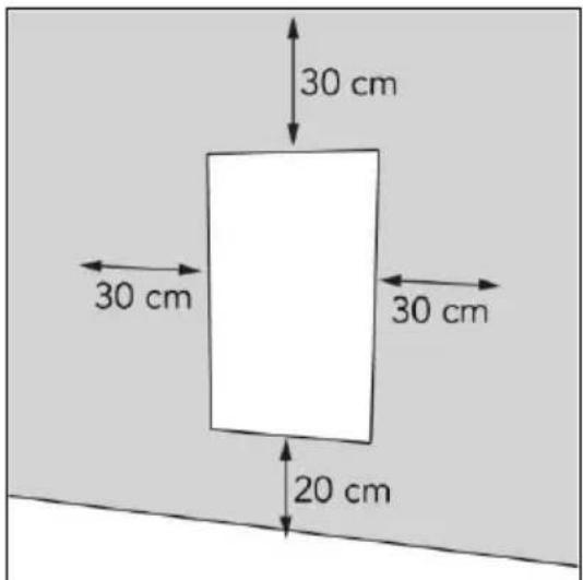 30 cm 30 cm 30 cm 20 cm