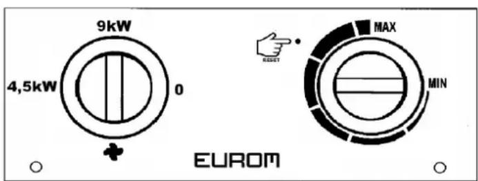 Eurom EK5001 - Bedienungspult EK9002 - 1