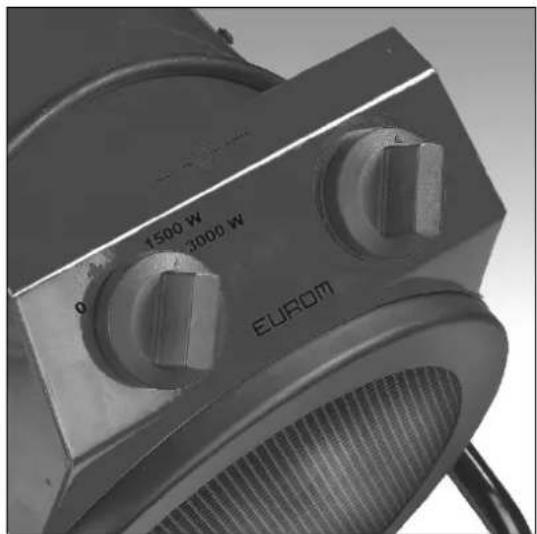 Eurom EK3001R - Plaats en aansluiting - 2