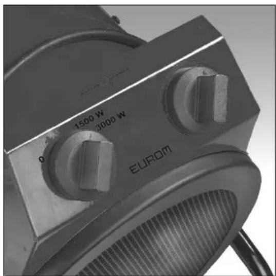 Eurom EK3001R - Ovládací panel - 1