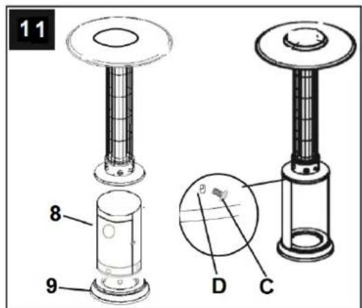 Eurom Flameheater 10500 - Beschrijving - 13