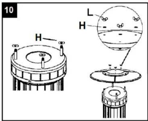 Eurom Flameheater 10500 - Procedure d'assemblage - 11