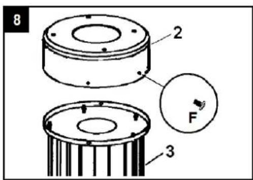 Eurom Flameheater 10500 - Procedure d'assemblage - 9