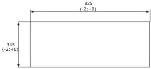 825 (-2;+0) 345 (-2;+0)