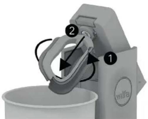 WILFA ProBaker KM1GY70 - FIXATION DU BATTEUR FLEXIBLE - 1