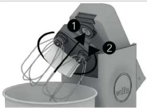 WILFA ProBaker KM1GY70 - SCHNEEBESEN ANBRINGEN - 1