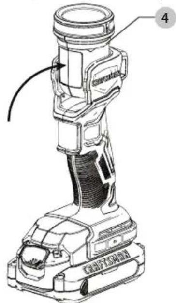 Craftsman CMCK600 - Pivoting Head (Fig. C) - 1