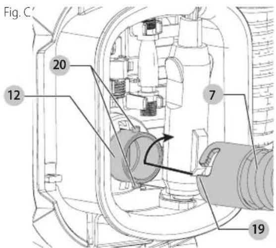 Craftsman CMCE520 - Tuyau à volume élevé (Fig. C) - 1
