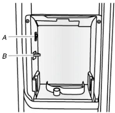 KITCHENAID KIKITKFEG500ESS - Cómo quitar y volver a colocar el depósito de hielo: - 2