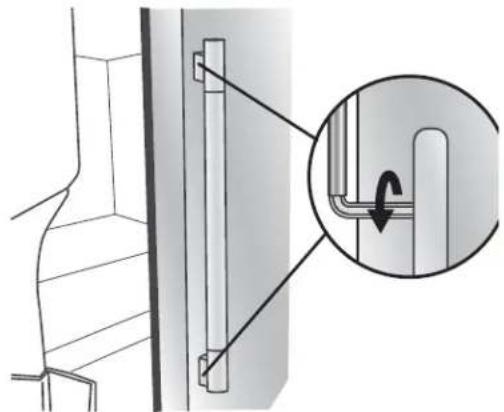 KITCHENAID KIKITKFEG500ESS - Installation des poignées : - 2
