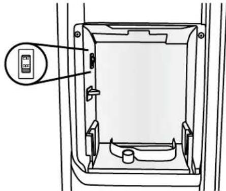 KITCHENAID KIKITKFEG500ESS - Mise en marche/arrêt de la machine à glaçons : - 1