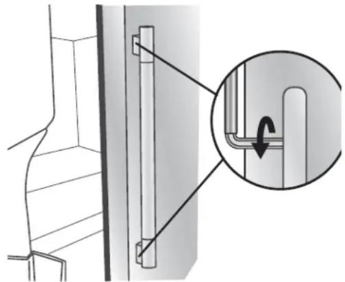 KITCHENAID KIKITKFEG500ESS - Para instalar las manijas: - 2