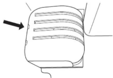 KITCHENAID KIKITKFEG500ESS - Réinstallation du protège-ampoule : - 1