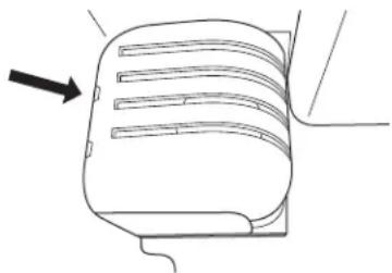 KITCHENAID KIKITKFEG500ESS - Reinstalación de la pantalla de la luz: - 1