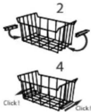 AMANA AQC0902LW - Panier coulissant (sur certains modèles) - 2