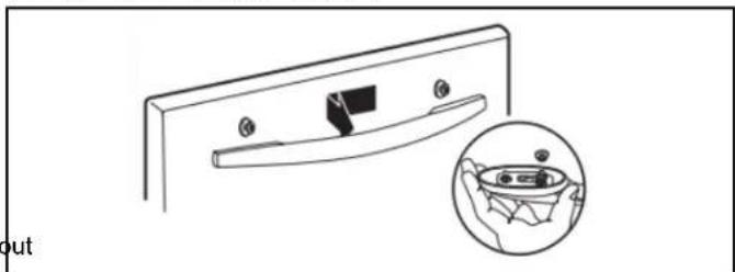 WHIRLPOOL WRB329RFBM - Freezer Door Handle Style 5 - 1