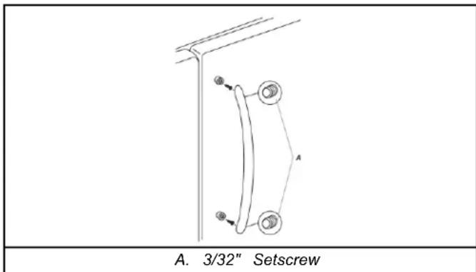 WHIRLPOOL WRB329RFBM - REFRIGERATOR DOOR HANDLES - 1
