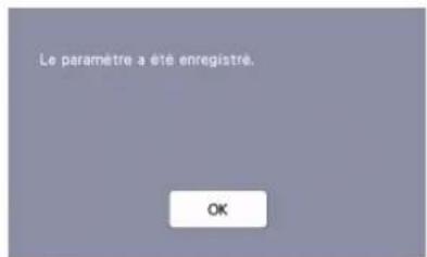 BROTHER ScanNCut SDX1000 - Lorsque le message suivant s'affiche, appuyez sur la touche « OK » - 1