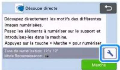 BROTHER ScanNCut SDX1000 - Selectionnez le mode de numérisation en fonction du matériel à numériser. - 1