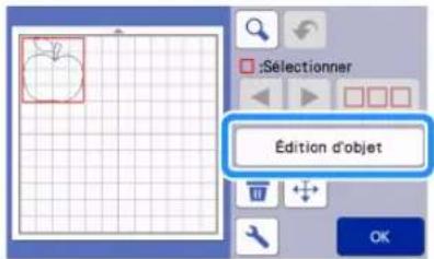 BROTHER ScanNCut SDX1000 - Appuyez sur la touche « Édition d'objet » - 1
