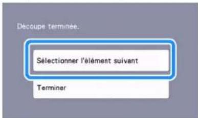 BROTHER ScanNCut SDX1000 - Appuyez sur la touche « Marche » pour commencer la découpe. - 1