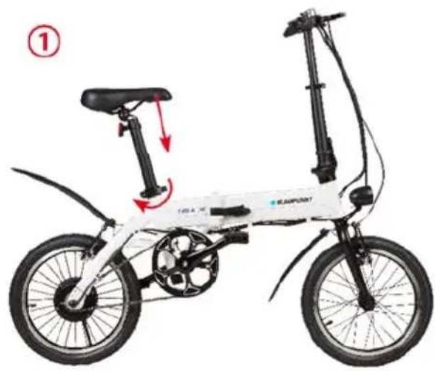 BLAUPUNKT LOTTE - HVORDAN FOLDER MAN EN E-CYKEL - 1