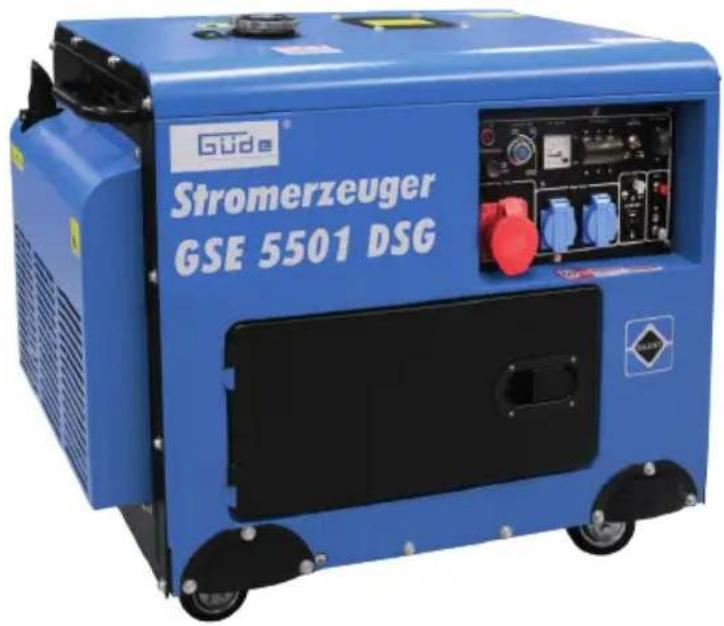 Güde GSE 5501 DSG - EG-Konformitätserklärung| EC Declaration of Conformity | Déclaration De Conformité Pour La CE | Dichiarazione CE Di Conformità | EG-Conformiteitsverklaring | ES Izjava O Skladnosti | Vyhlasenie O Zhode ES | Deklaracja ZgdodnSci WE | EC Egyezési 96 - 4